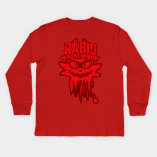 Rabid Violent Vermin Kids Long Sleeve T-Shirt